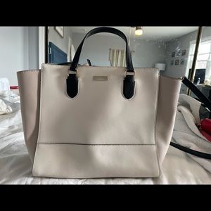 Kate Spade White/Cream/Black Tote